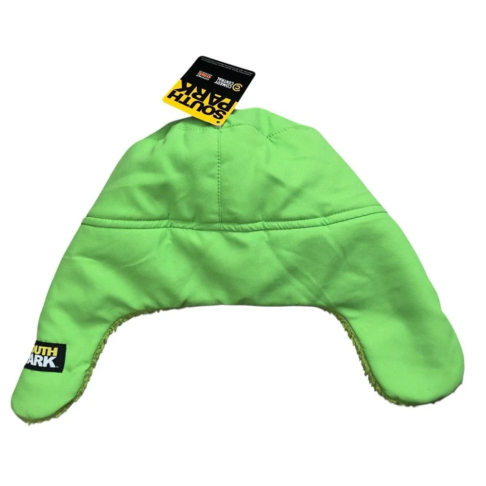 South Park Kyle Broflovski Green Trapper Hat with Ear Flaps One Size